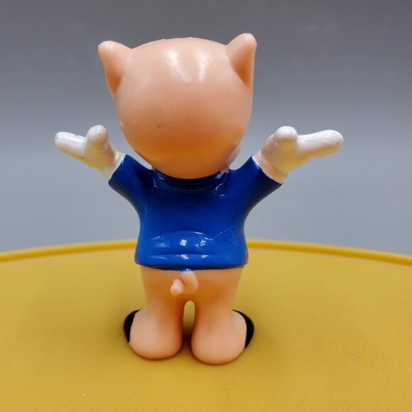 Porky Pig Pvc Figure Looney Tunes Applause 2" Tall Vintage Cake Topper - Picture 4 of 4